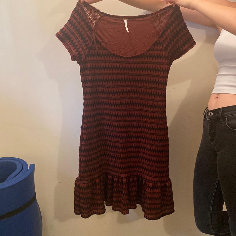 Maroon Dress